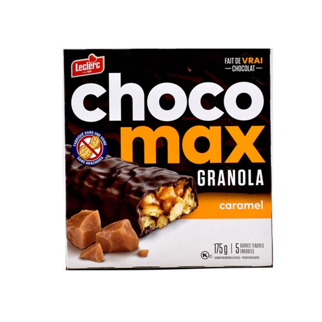 Barras de chocolate rellenas de granola y caramelo Chocomax Leclerc (175 g)
