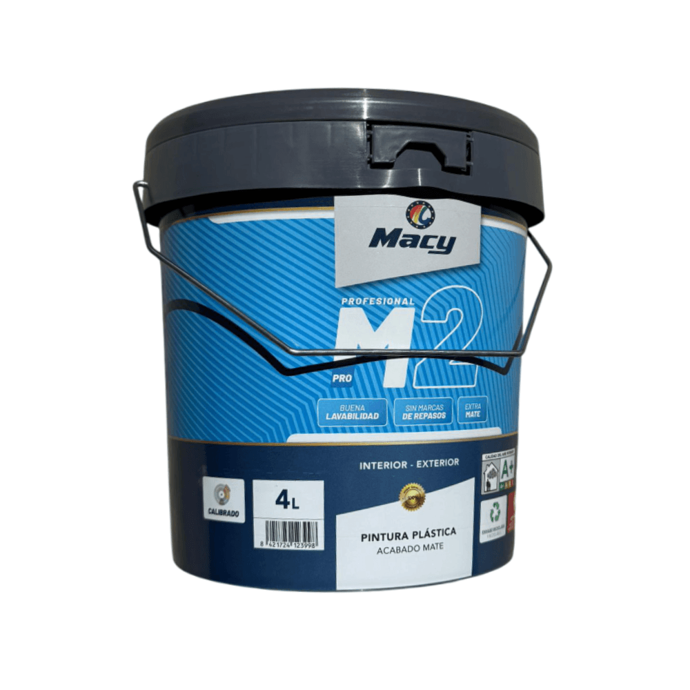 Pintura Blanca Mate M2 MACY (4 litros)