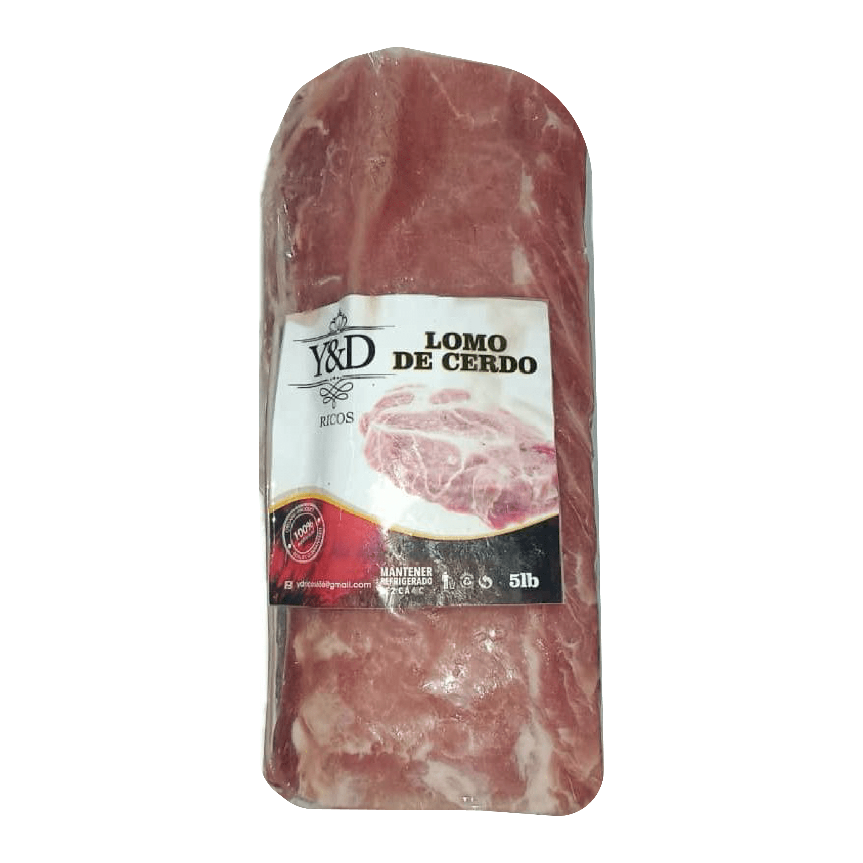 Lomo de Cerdo sin Piel y sin Hueso Y&D Ricos (5 lb)