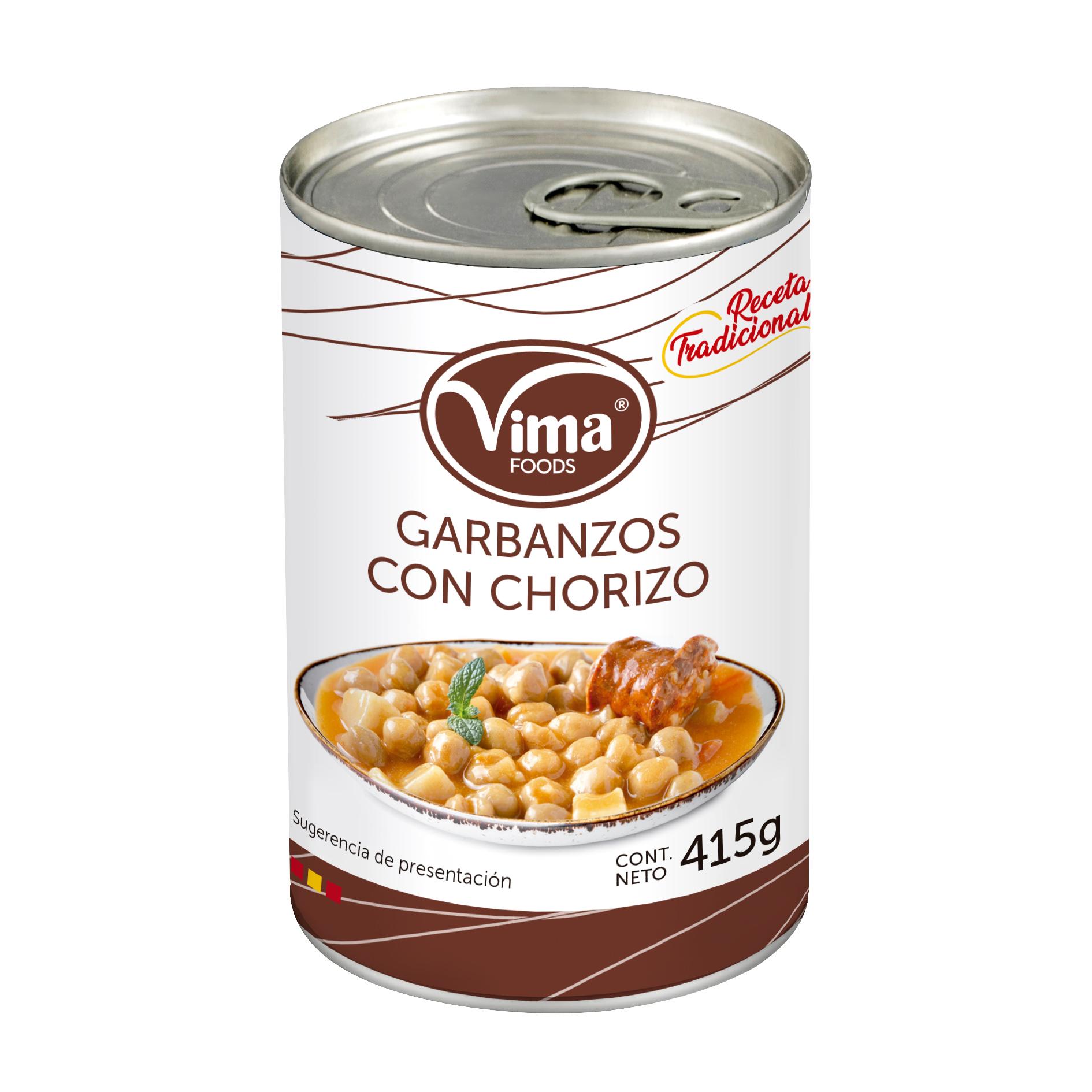 Garbanzos con chorizo Vima Foods (415 g)