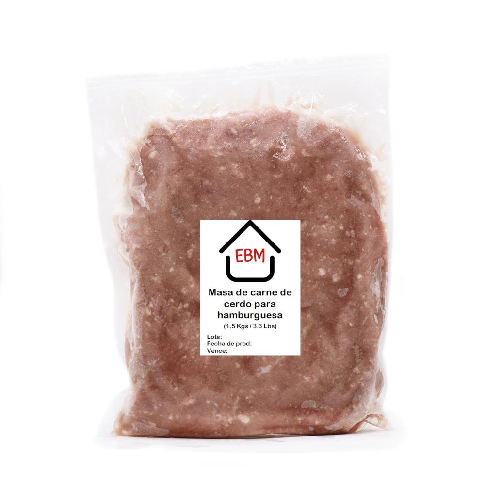 Masa de Cerdo para Hamburguesa EBM (1.5 kg) 
