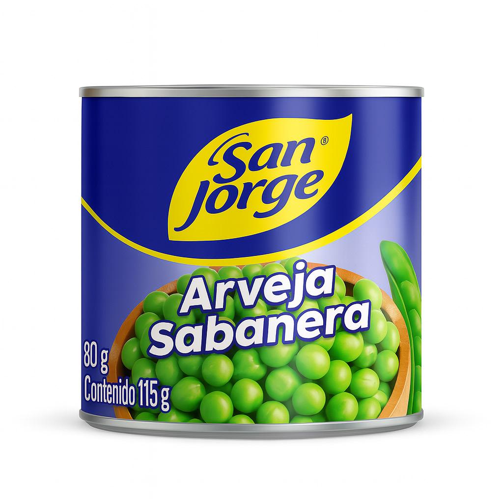 Guisantes Verdes Arveja Sabanera San Jorge (180g)