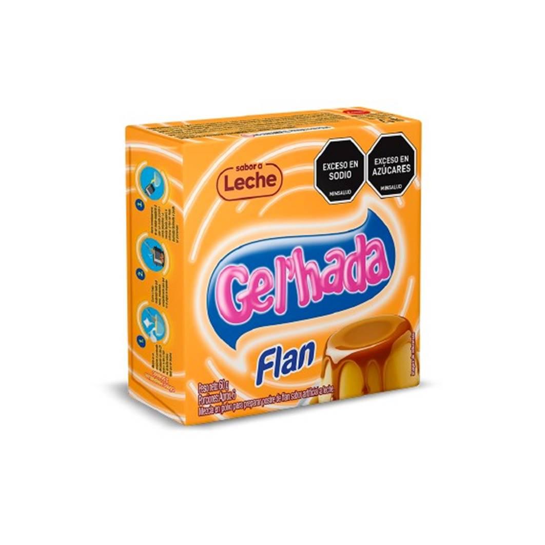 Flan sabor a leche Gel´hada (60 g)