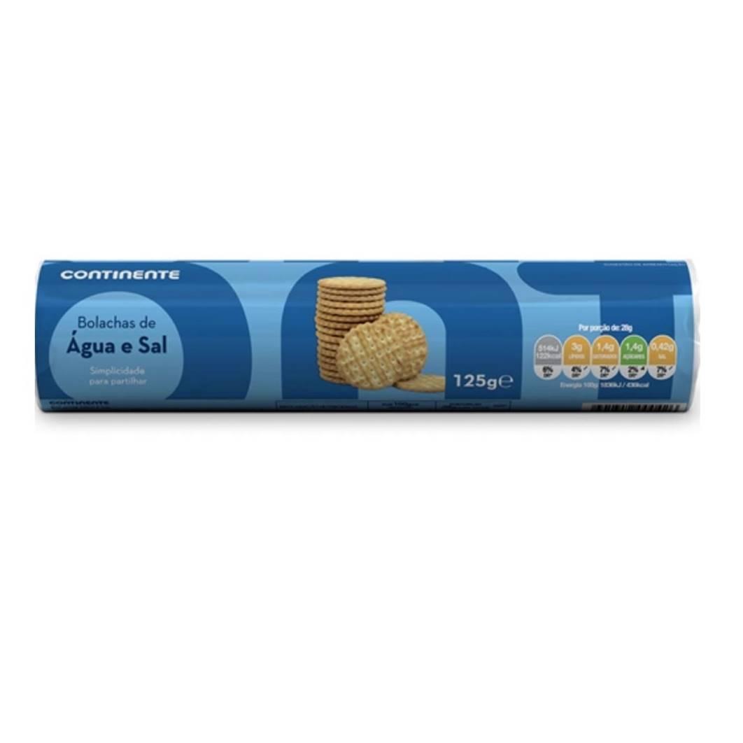 Galletas de Agua y Sal Continente (125 g)