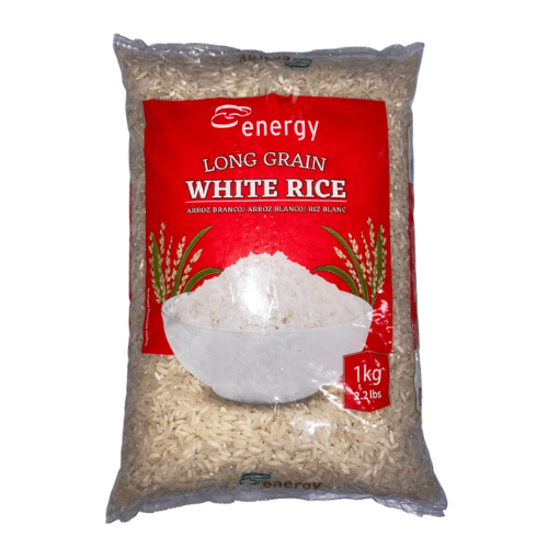 Arroz Blanco de Grano Largo Energy (1 kg) - 2.2Lb 
