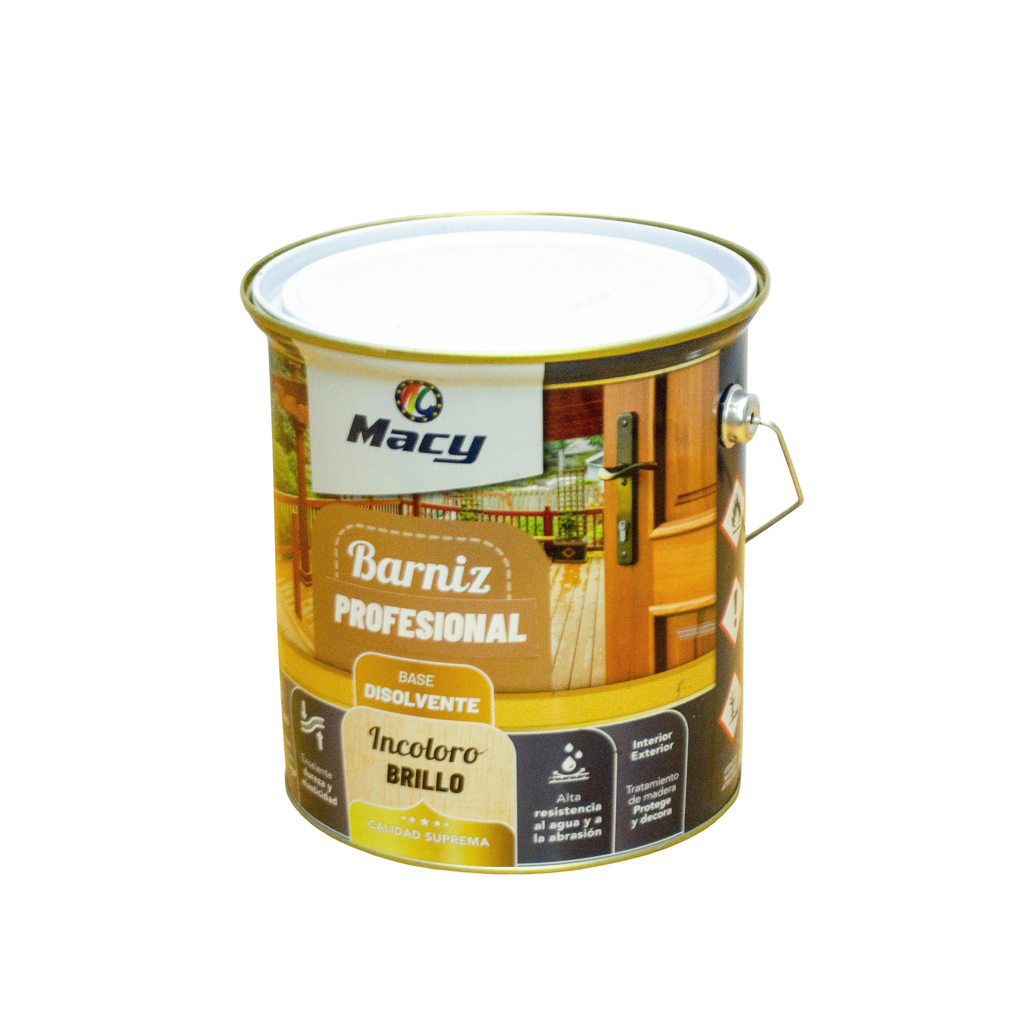 Barniz Brillo Profesional Macy (4 litros)
