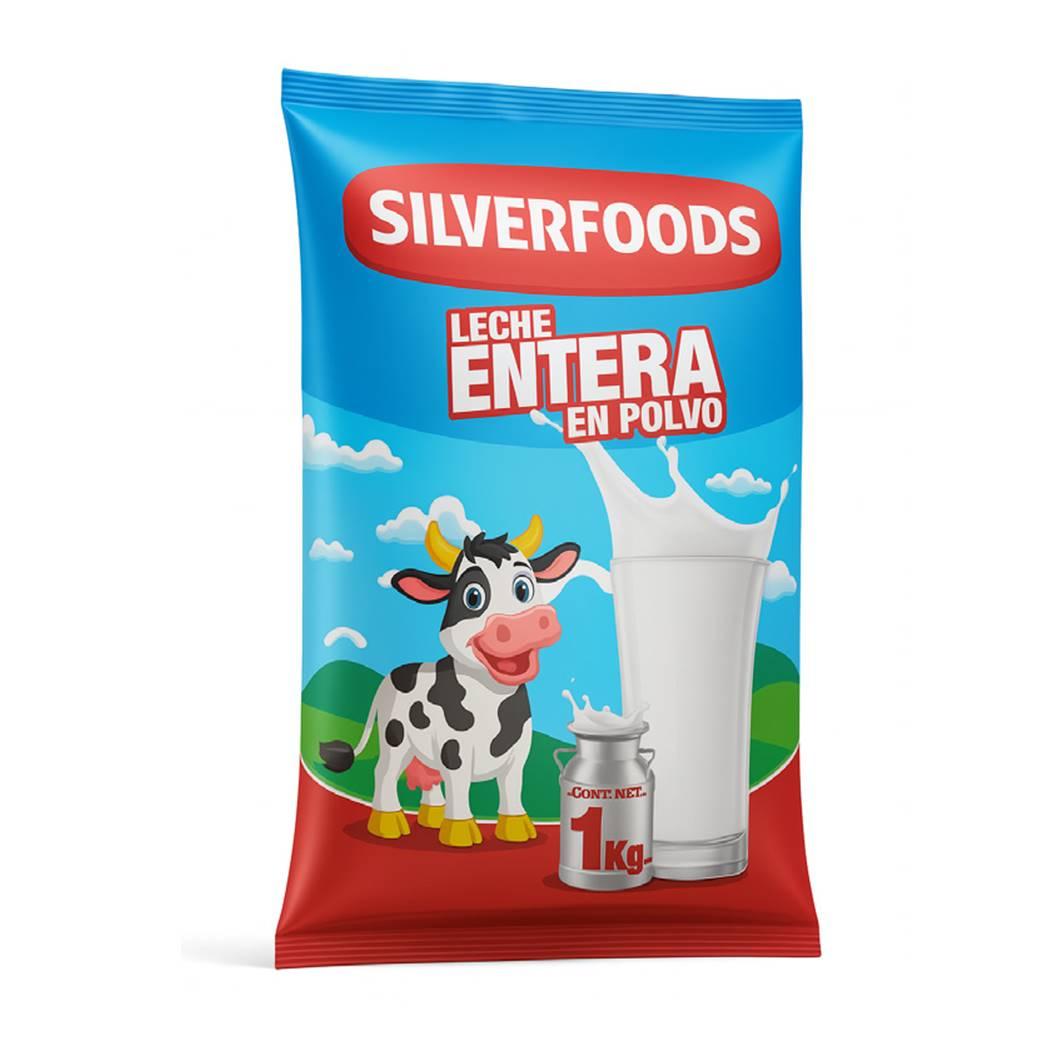 Leche entera en polvo SilverFoods (1 kg)