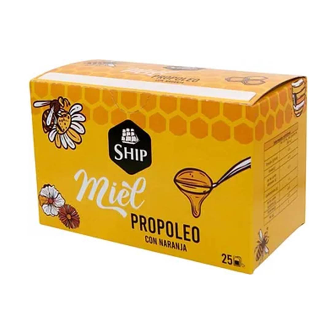 Infusión Miel con Propoleo y Naranja Ship (25 sobres)