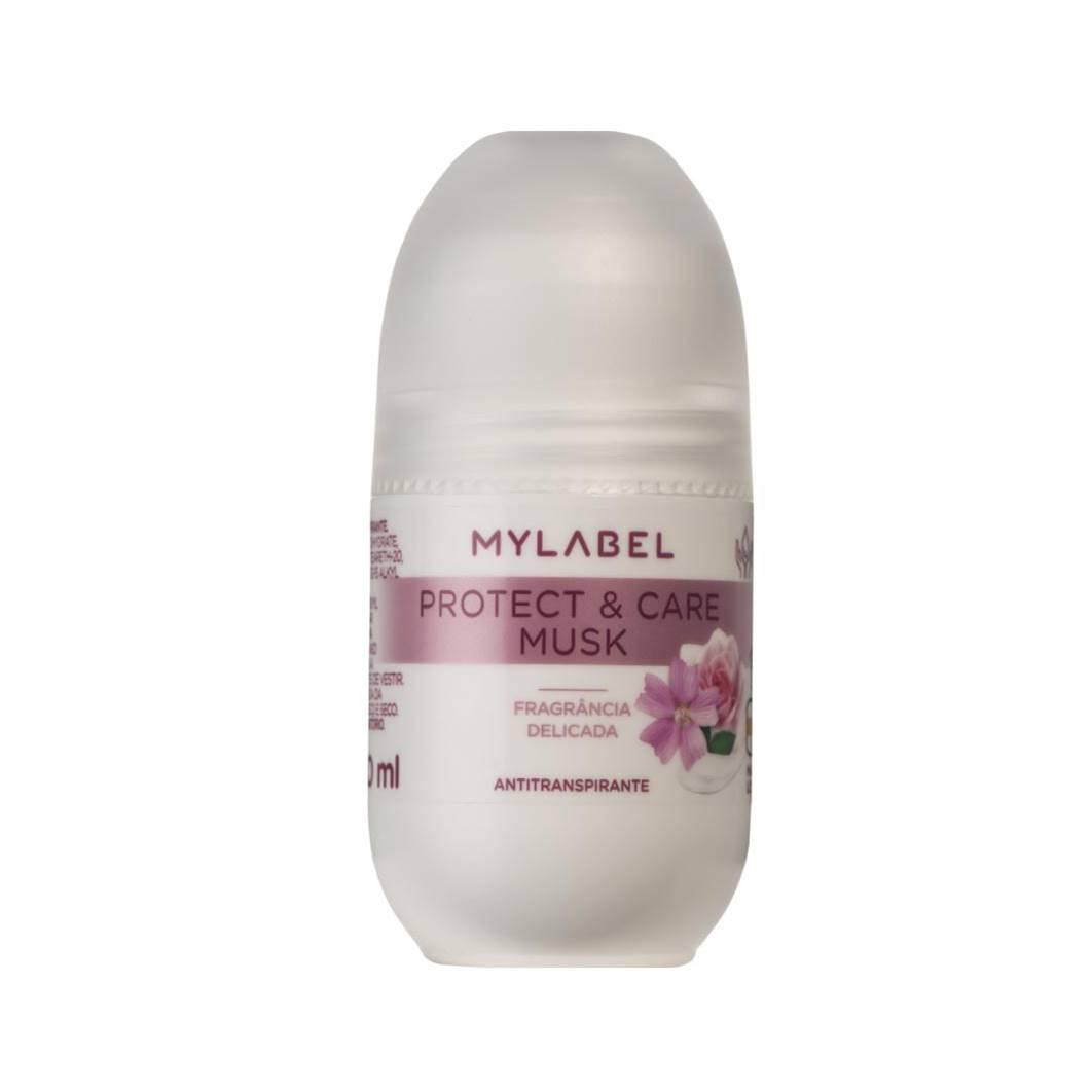 Desodorante Protect and Care Musk Roll On Mylabel (50 ml)	