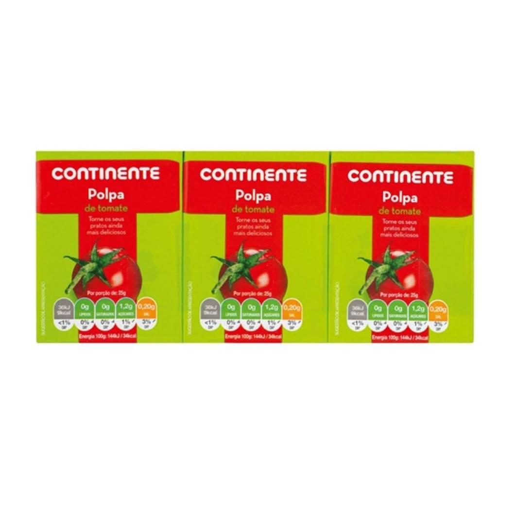 Puré de Tomate Continente (3 u x 210 g)