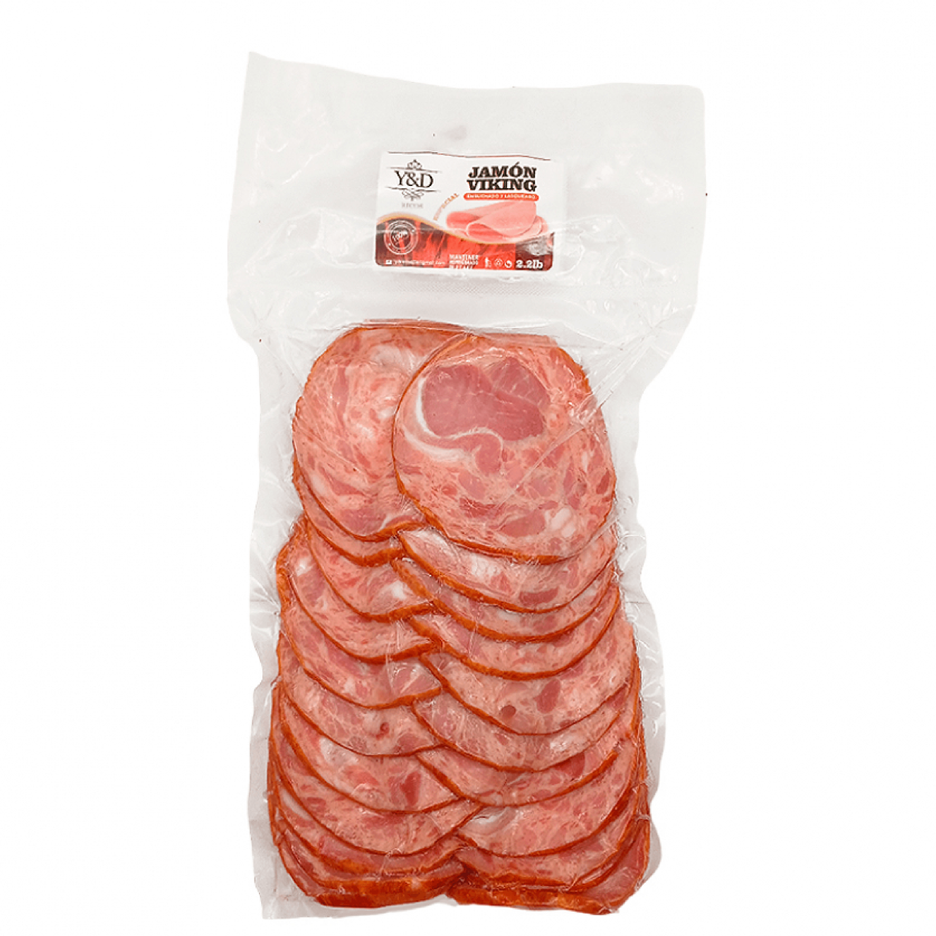 Jamón Vicking Especial Embuchado Lasqueado Y&D Ricos (2.2 lb)