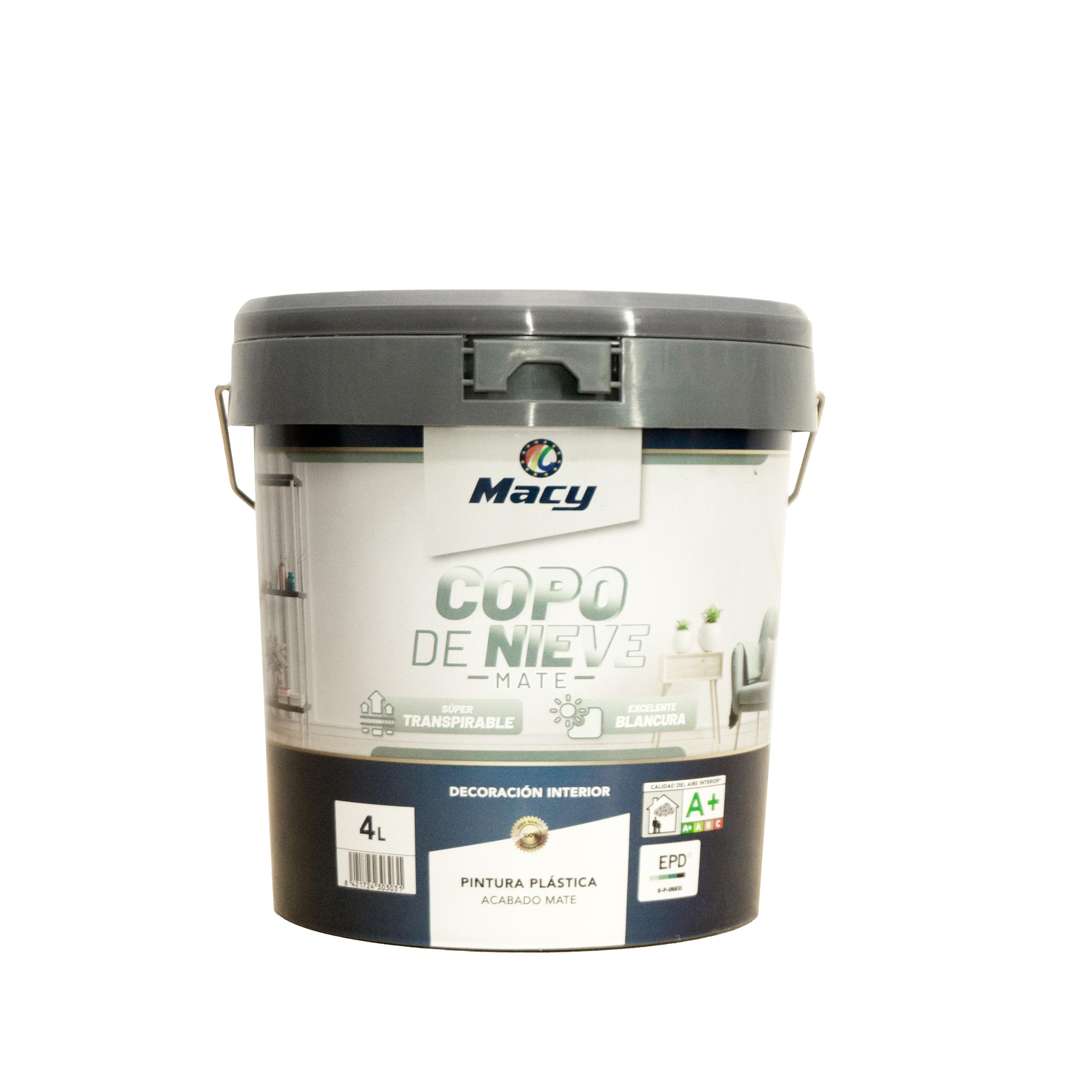 Pintura Copo de Nieve Mate MACY (4 litros)
