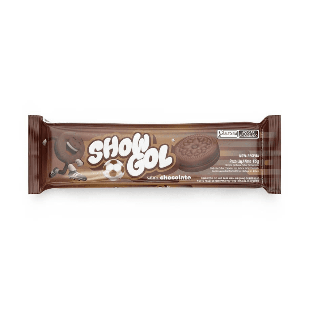 Galleta Rellena Sabor Chocolate ShowGol (76 g)