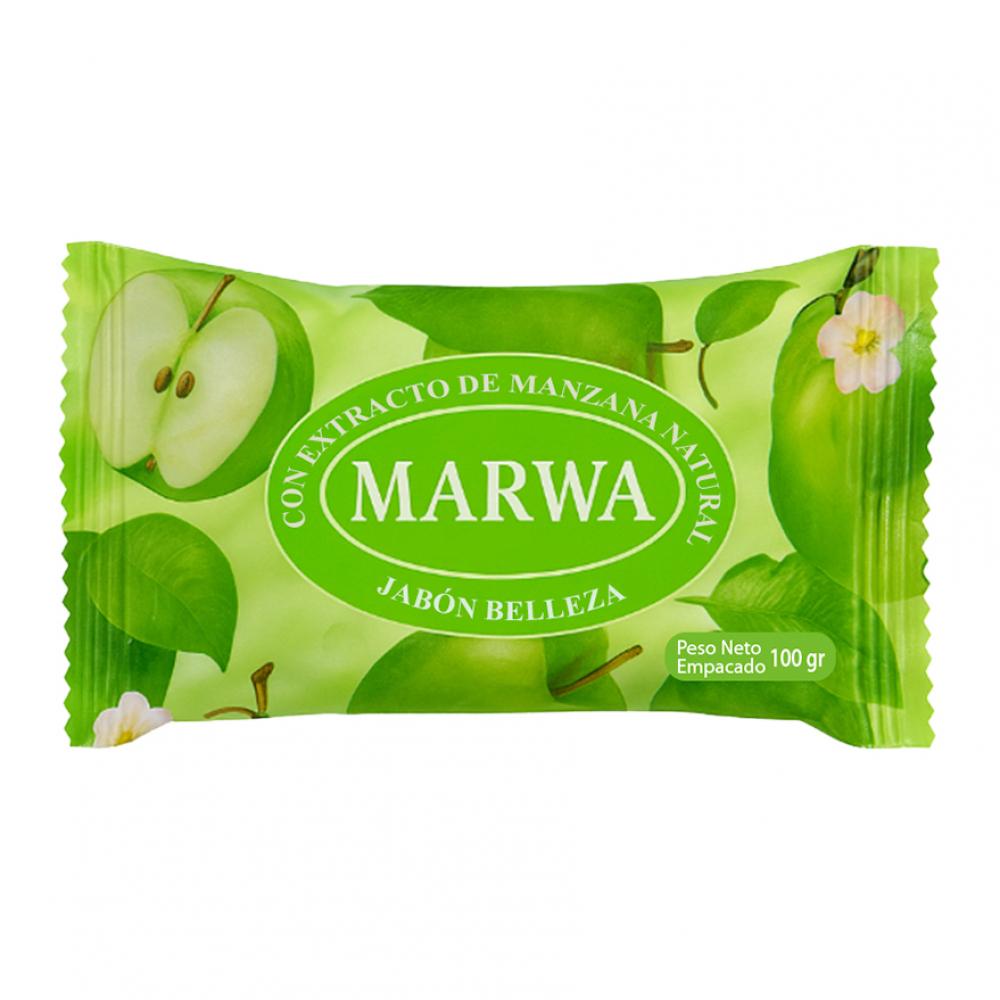 Jabón con extracto de Manzana Marwa (100 g)