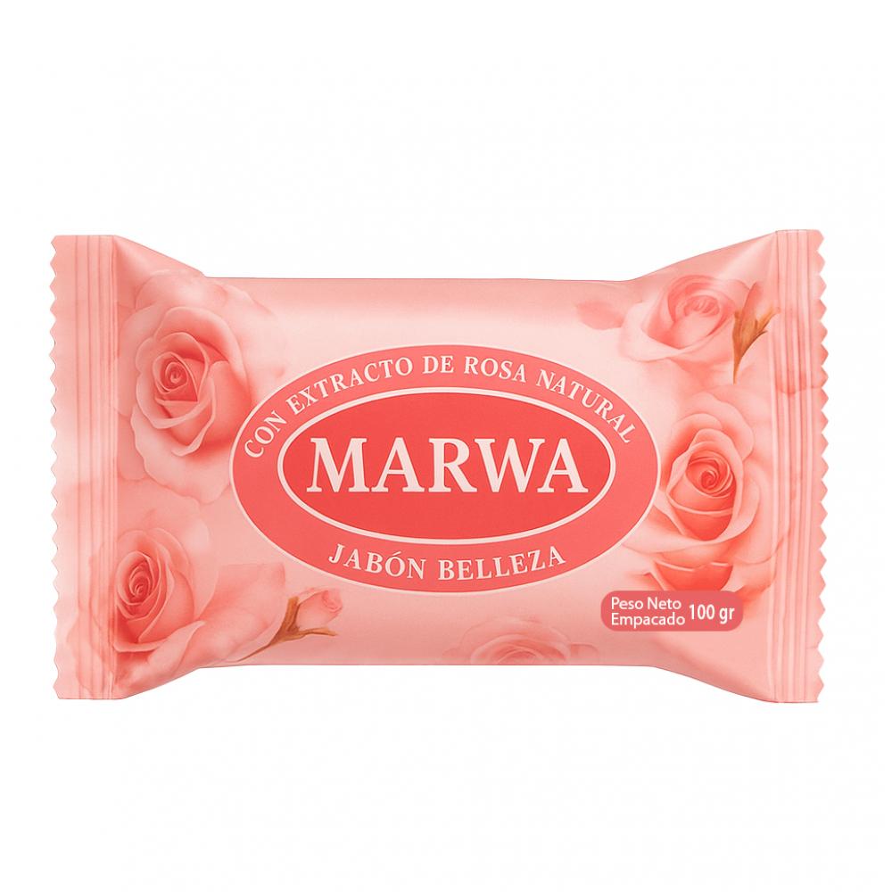 Jabón con extracto de Rosa natural Marwa (100 g)