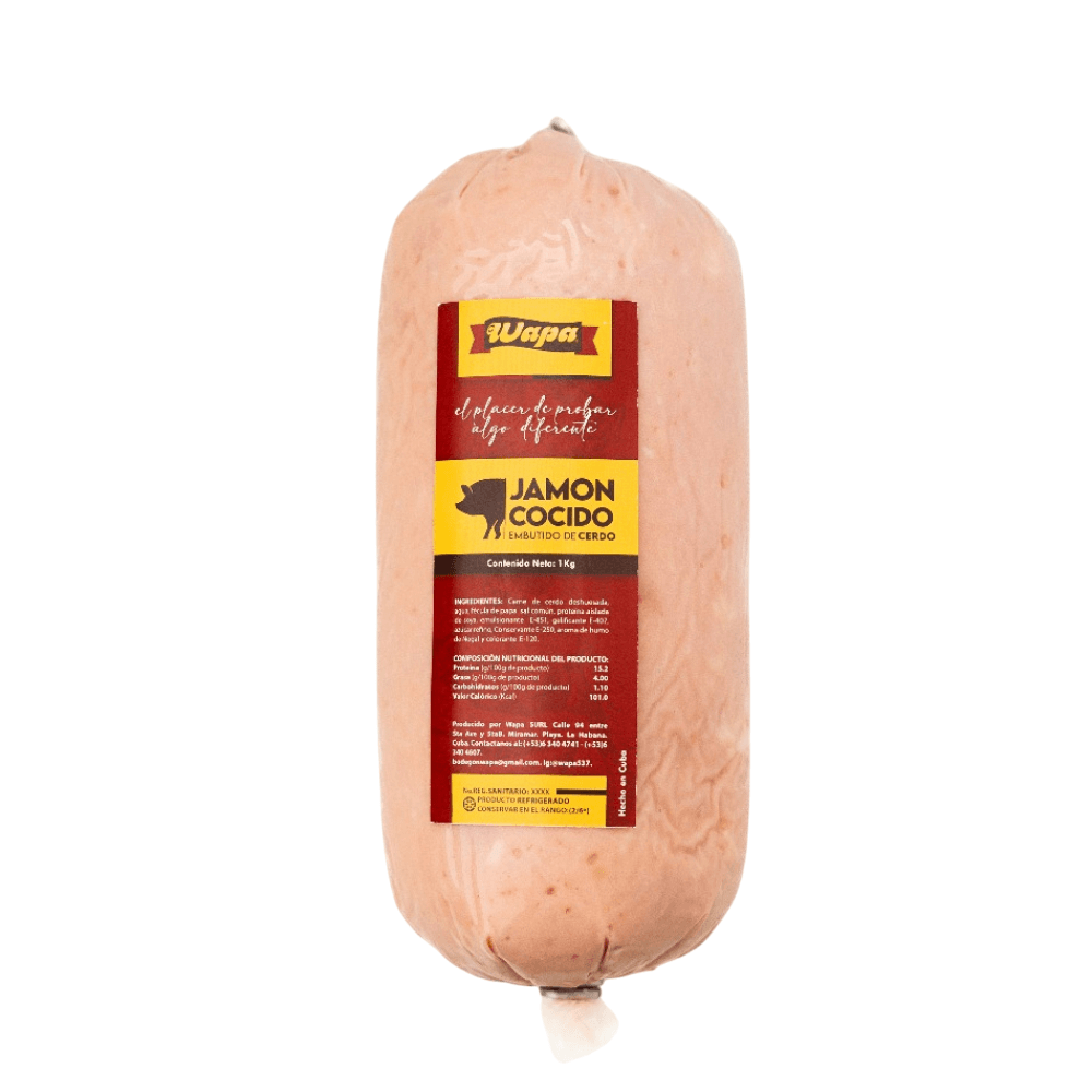 Jamón Cocido Wapa (1 kg - 2.2 Lb)