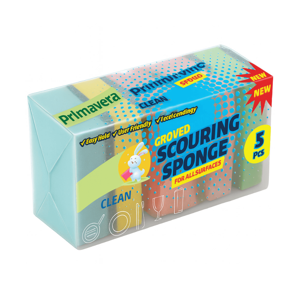 Esponjas para fregar Primavera (5 unidades) 