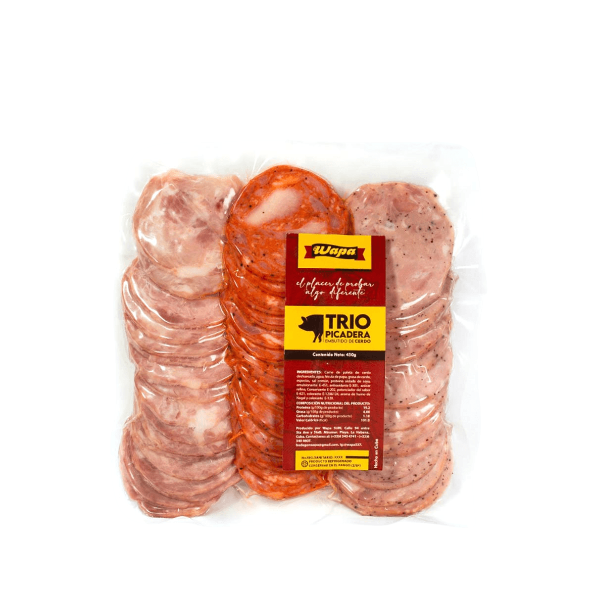 Trío Picadera Wapa (1lb - 450 g)