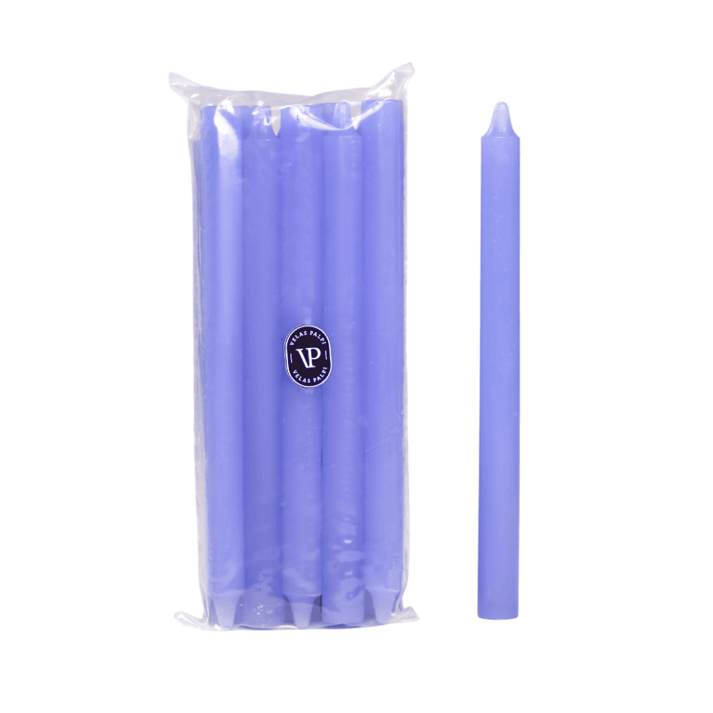 Velas Color Azul de Parafina Palpi (60 g) - 10u