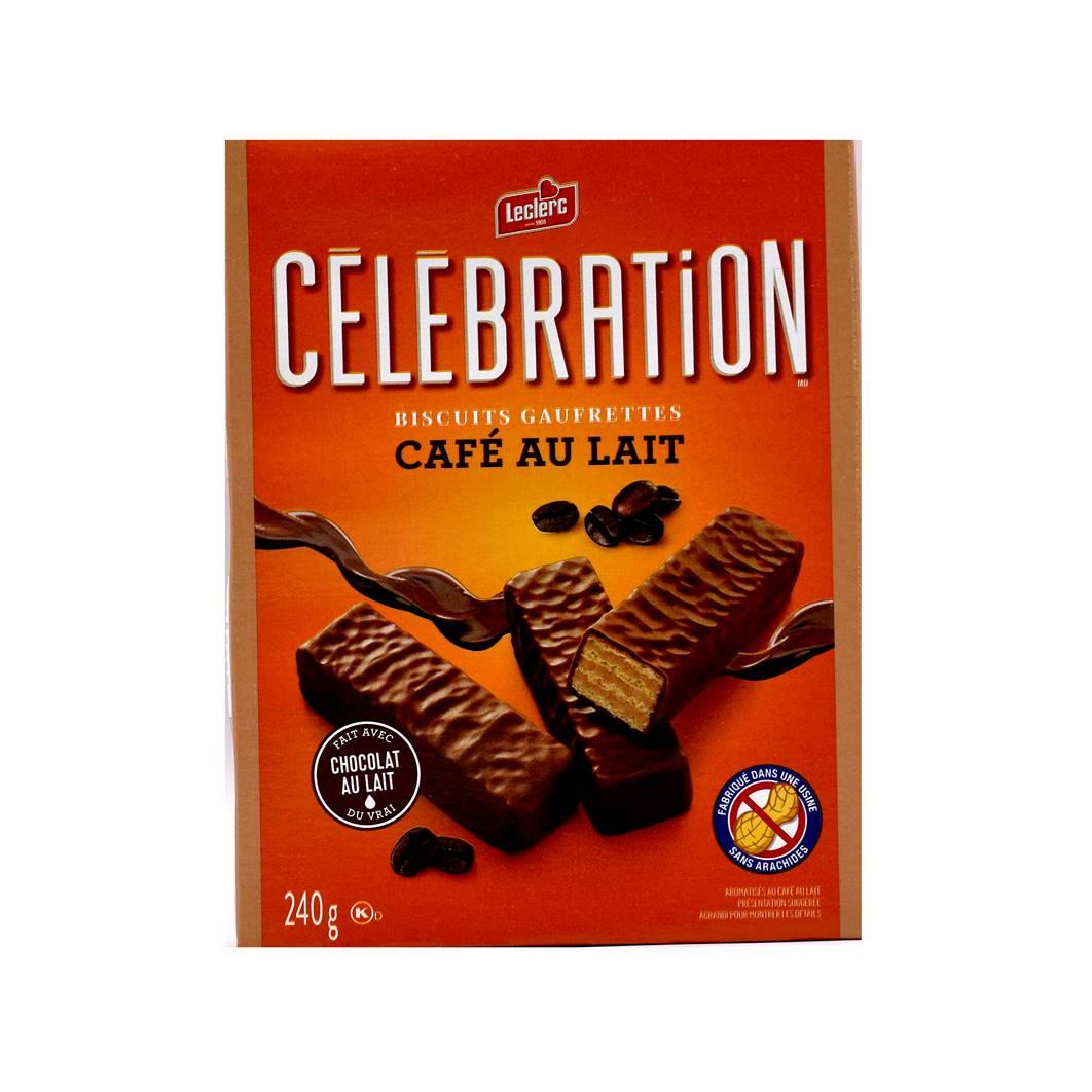 Sorbetos de chocolate con café con leche Celebration Leclerc (240 g)
