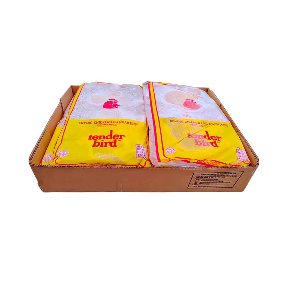 Caja de Cuarto Trasero de Pollo Tender Bird  (4 x 10 libras)
