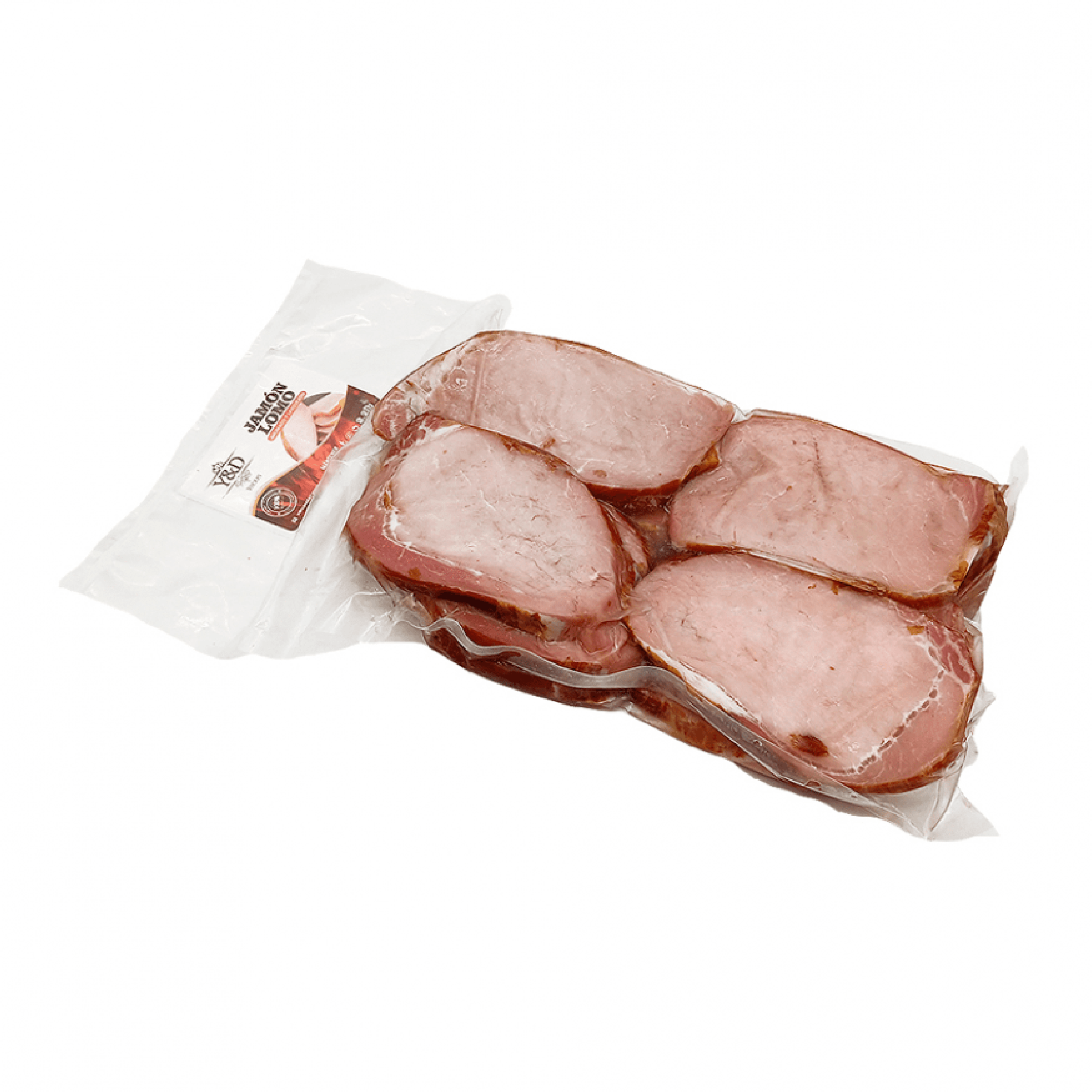 Jamón de Lomo Ahumado Lasqueado Y&D Ricos (2.2 lb)
