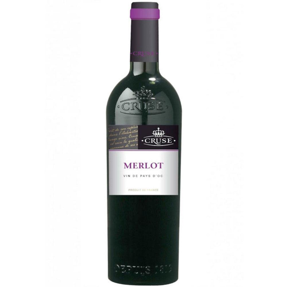 Vino Tinto Cruse Merlot Pays d'Oc (750 ml)