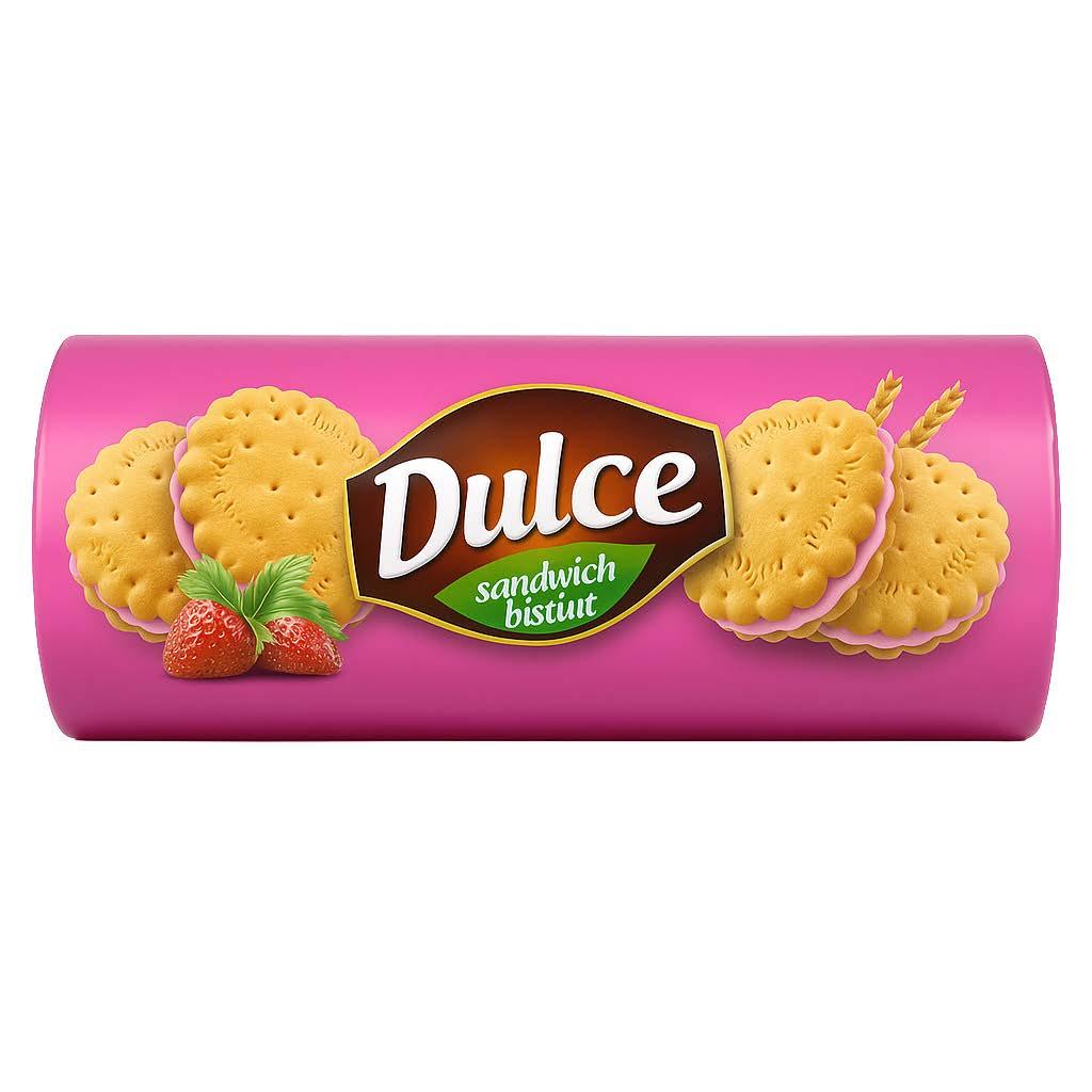 Galleta Rellena Sabor Fresa Dulce (150 g)