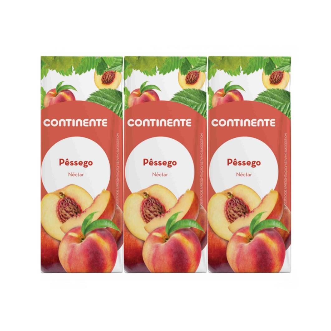 Néctar de Melocotón Continente (6 x 200 ml)