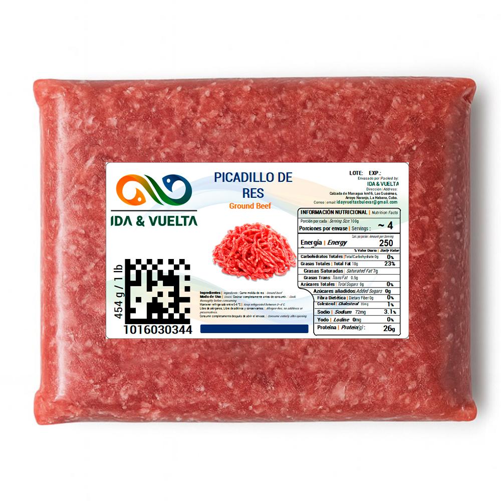 Picadillo de res Ida y Vuelta (454 g / 1 lb)