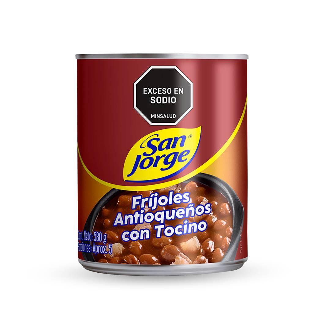 Frijoles con Tocino San Jorge (300 g)