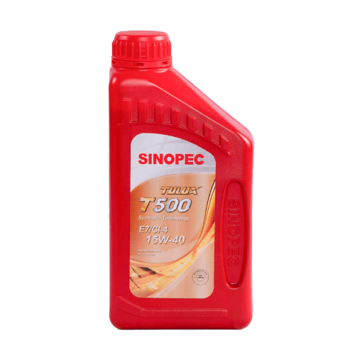 Aceite para Motor Sinopec T500VE7/CI-4 15W-40 (1 litro)