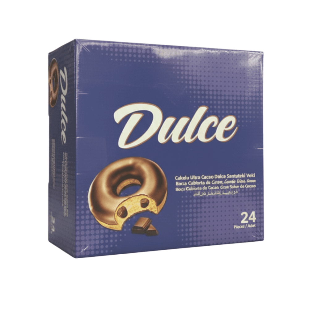 Caja de Donas Cubierta de Chocolate Dulce (24 x 40g) 