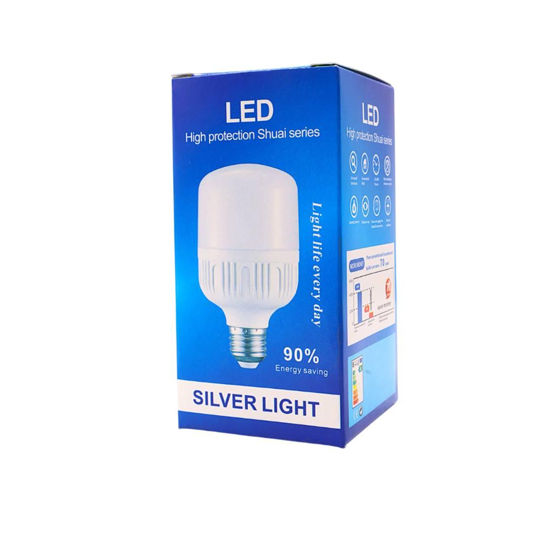 Bombillo LED cuadrado luz blanca Silver Light (10 W)