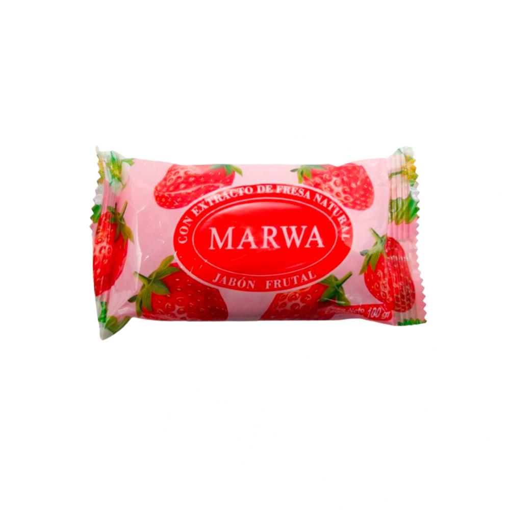 Jabón con extracto de Fresa Marwa (100 g)
