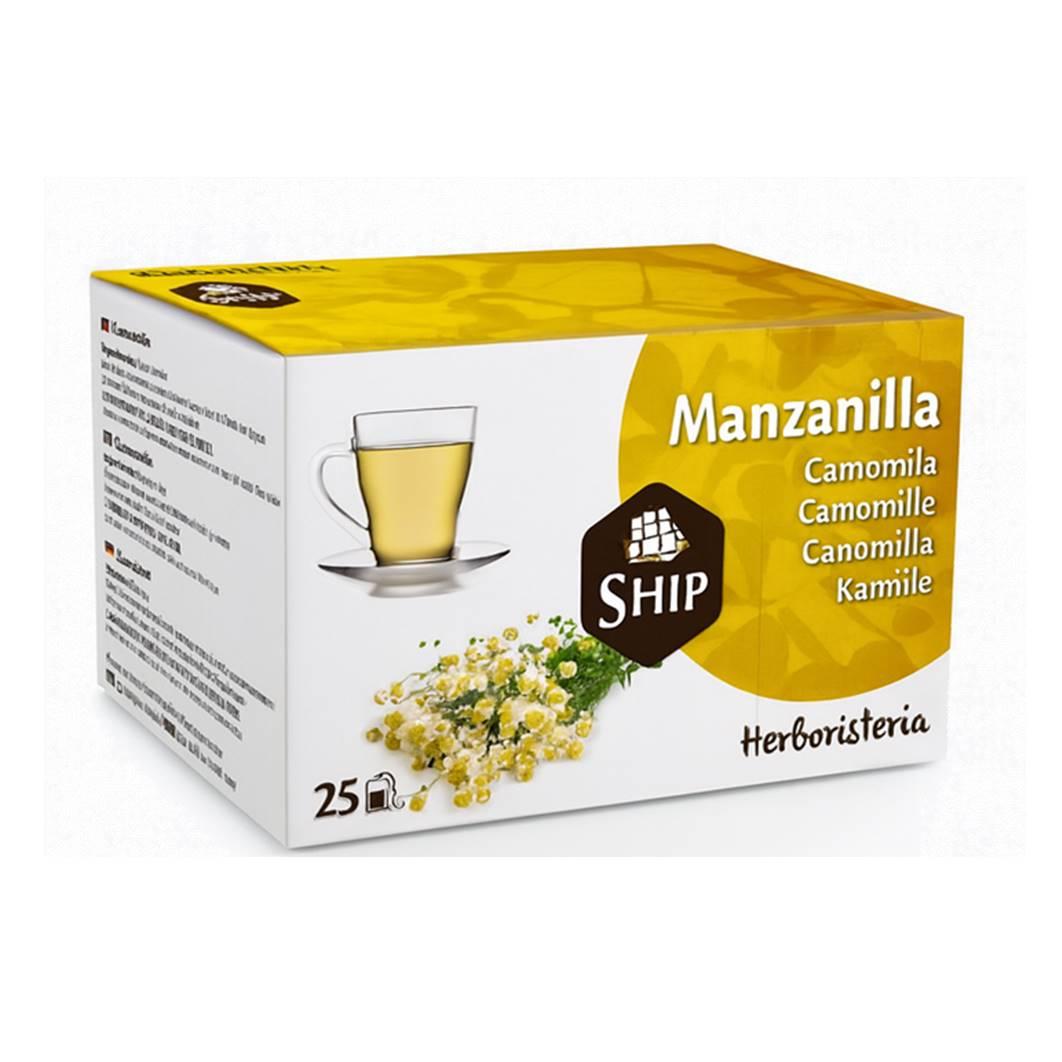 Infusión Manzanilla Ship (25 sobres)
