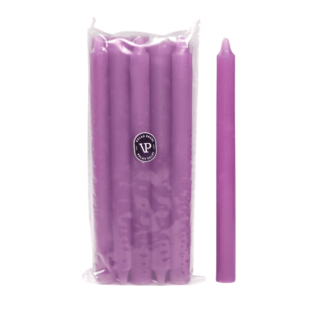 Velas Color Púpura de Parafina Palpi (60 g) - 10u