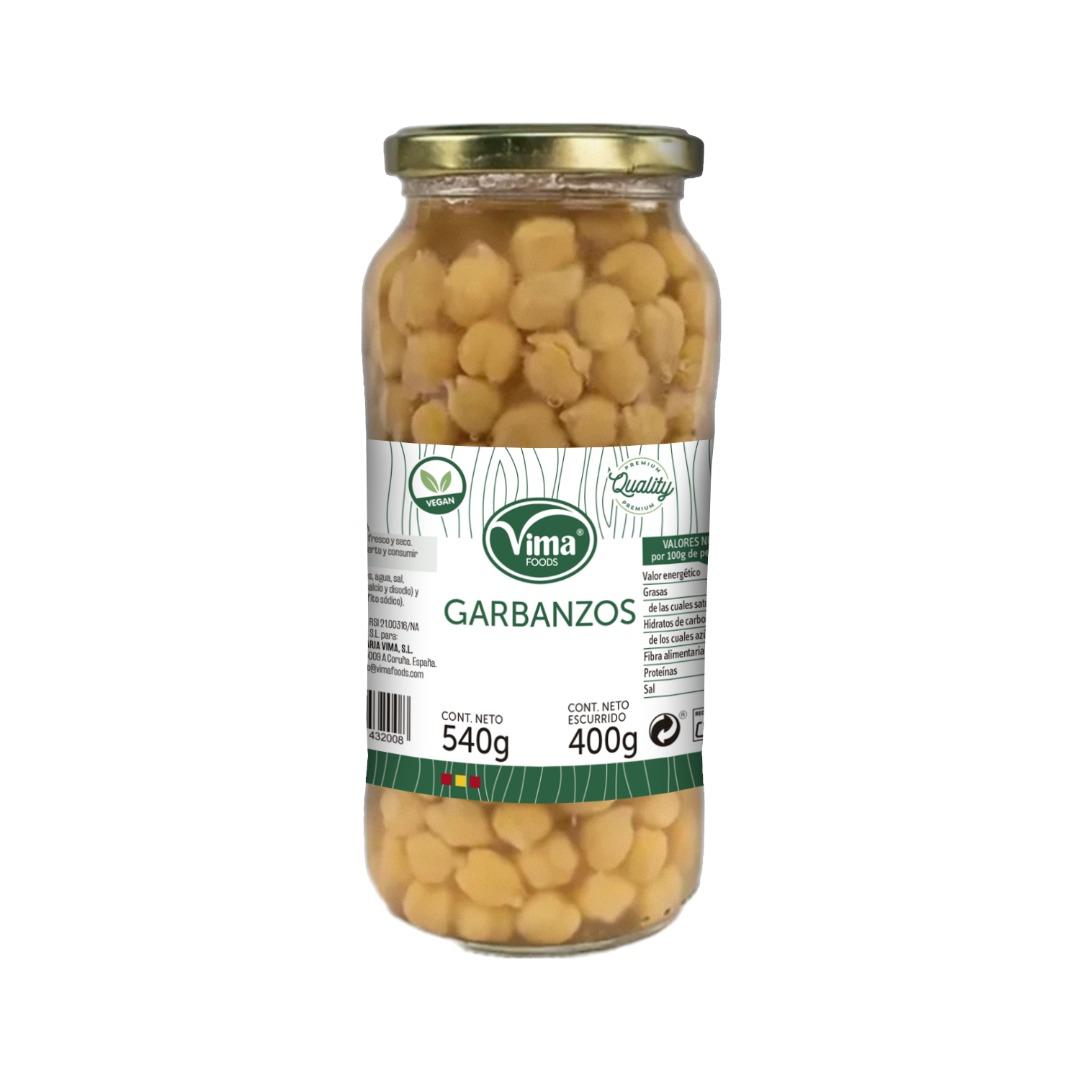 Garbanzos cocidos Vima Foods (540 g)