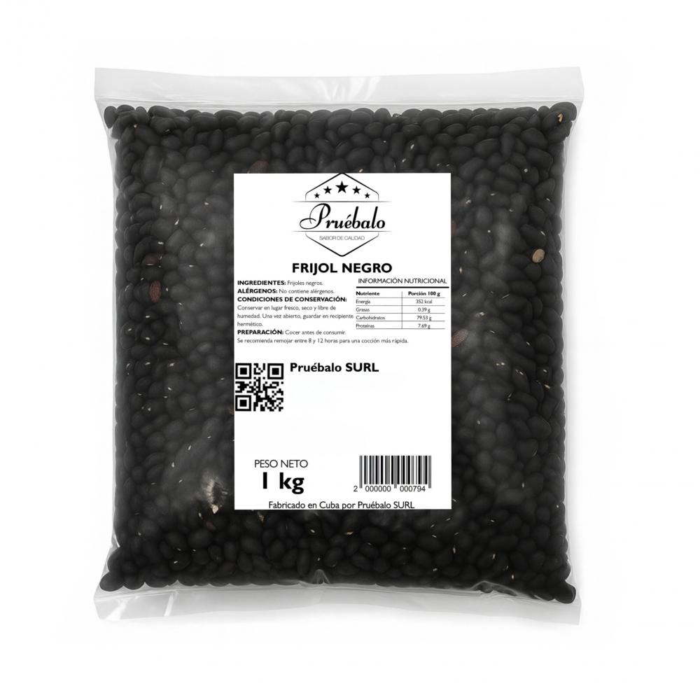 Frijoles Negros Pruébalo (1kg) 