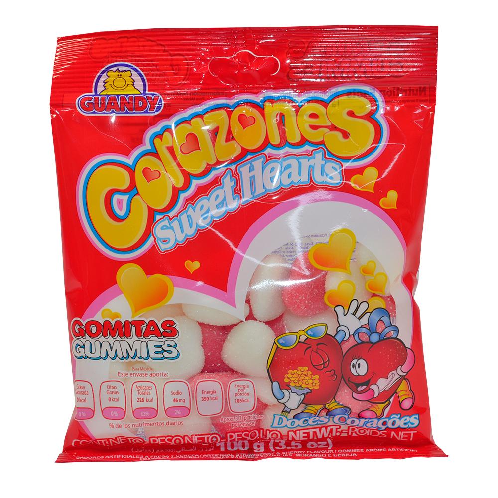 Gomitas Corazones Guandy (100 g)