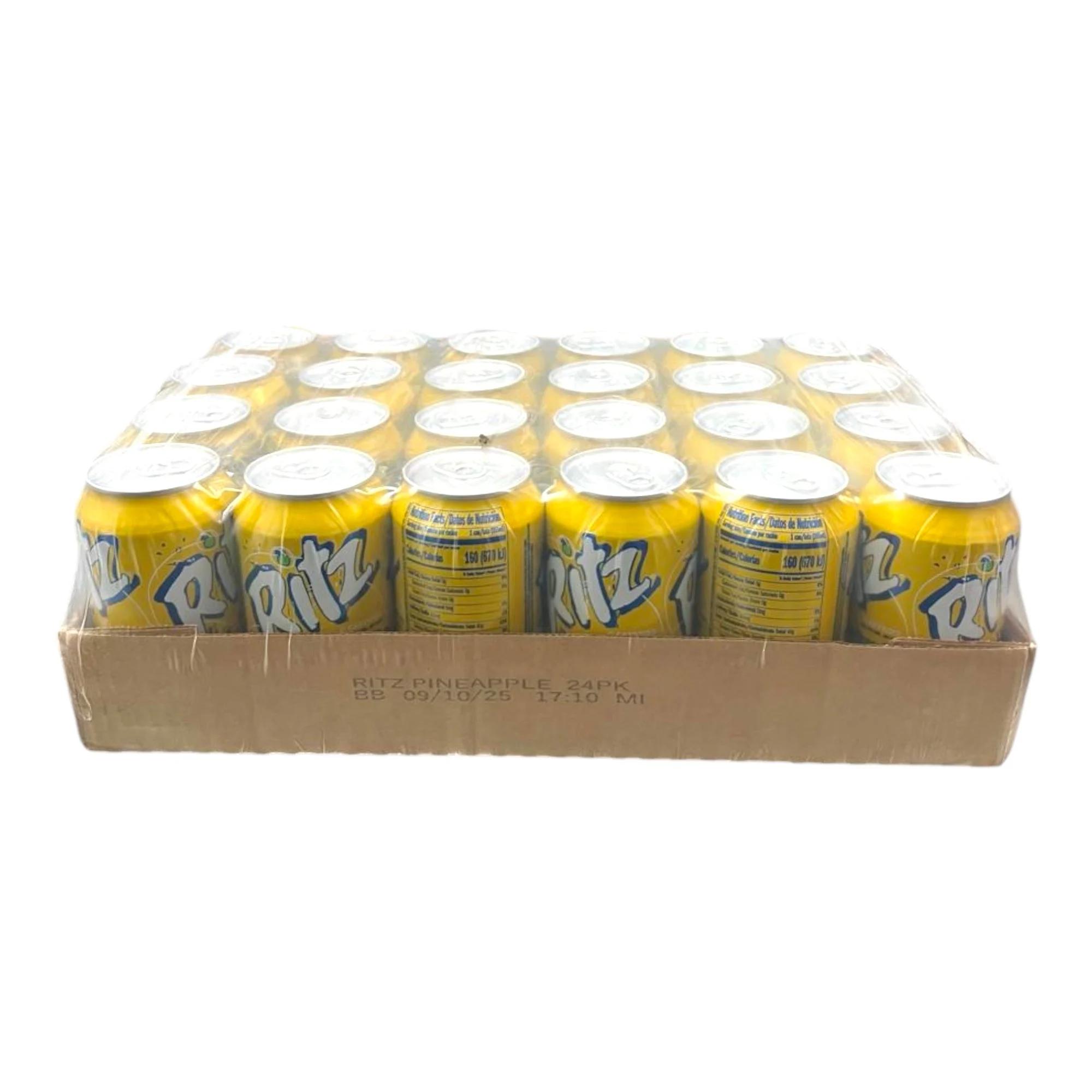 Refresco Gaseado Sabor Piña Ritz (24 x 355 ml)
