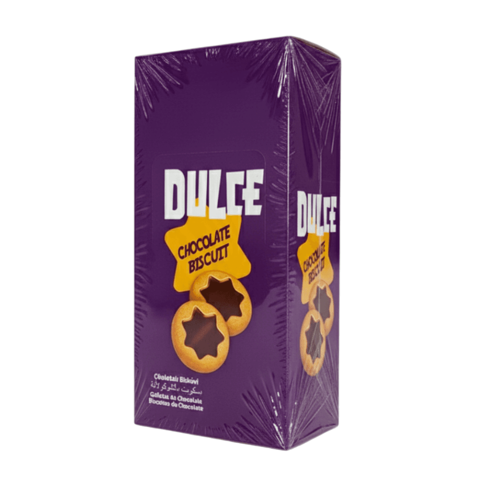Caja de Galletas Estrellas de Chocolate Dulce (24 x 60g) 