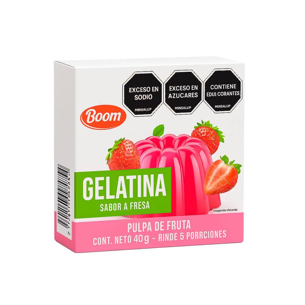 Gelatina de Fresa Boom (40 g) (5x8g)