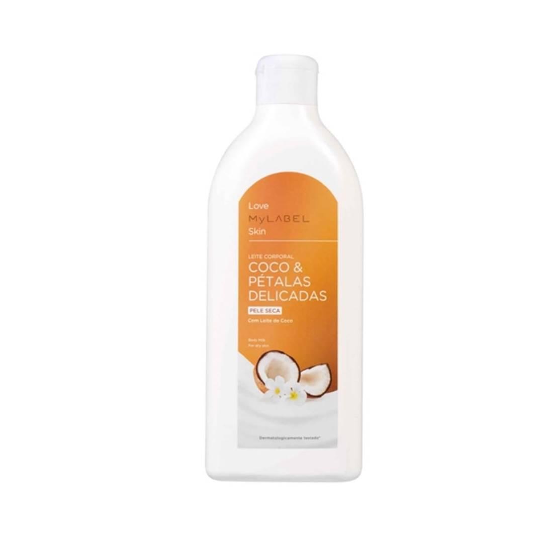 Leche Corporal de Coco y Pétalos Mylabel (400 ml)