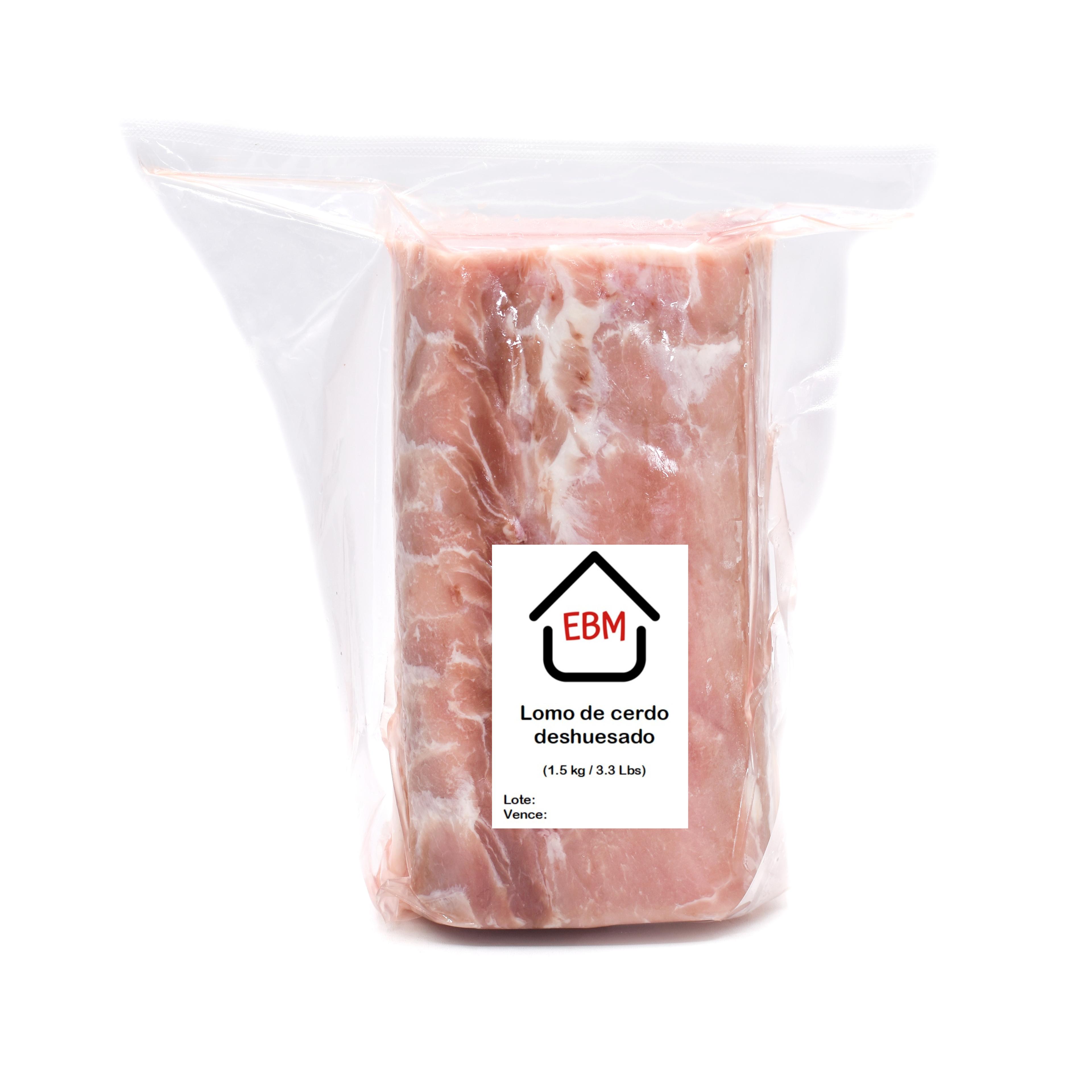 Lomo de Cerdo deshuesado EBM (1.5 kg)
